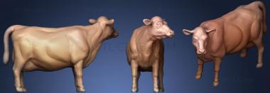 3D model Gold Cow (STL)